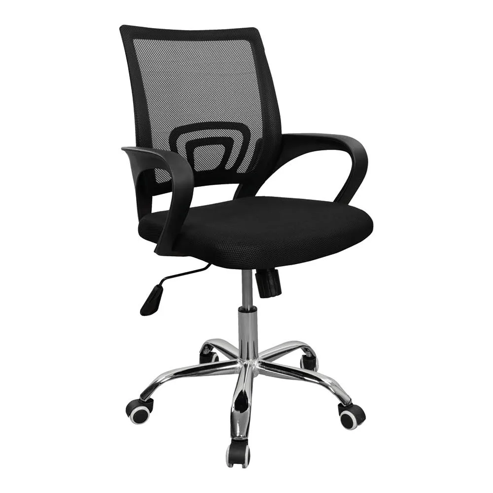 Silla de oficina negra