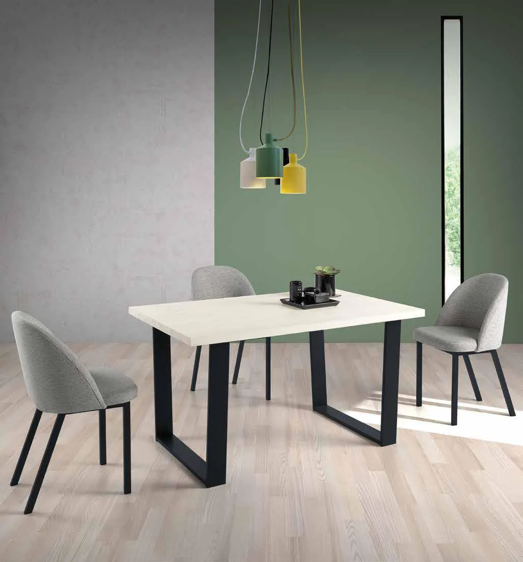 Mesa de comedor fija metal