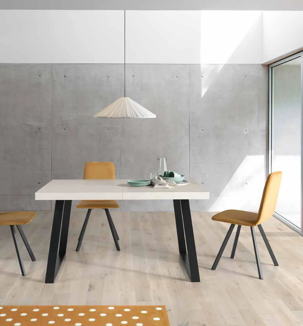 Mesa comedor extensible metal Pinald