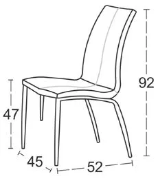 Silla metálica Mia Seres - Imagen 3