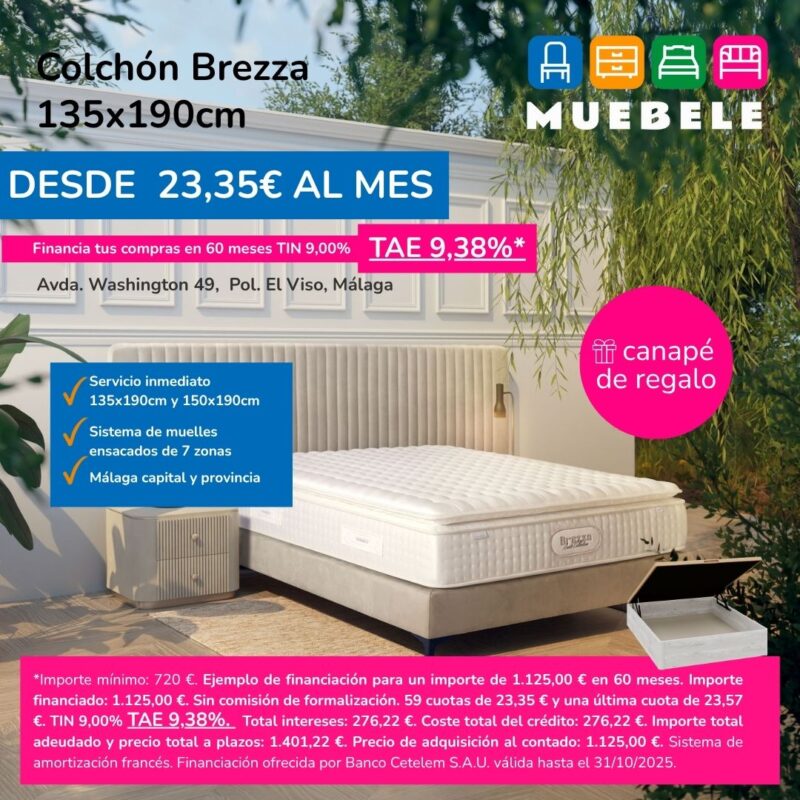 Colchón Brezza Gomarco
