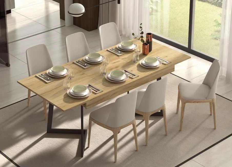 Mesa de comedor extensible Iris 01 - Imagen 2